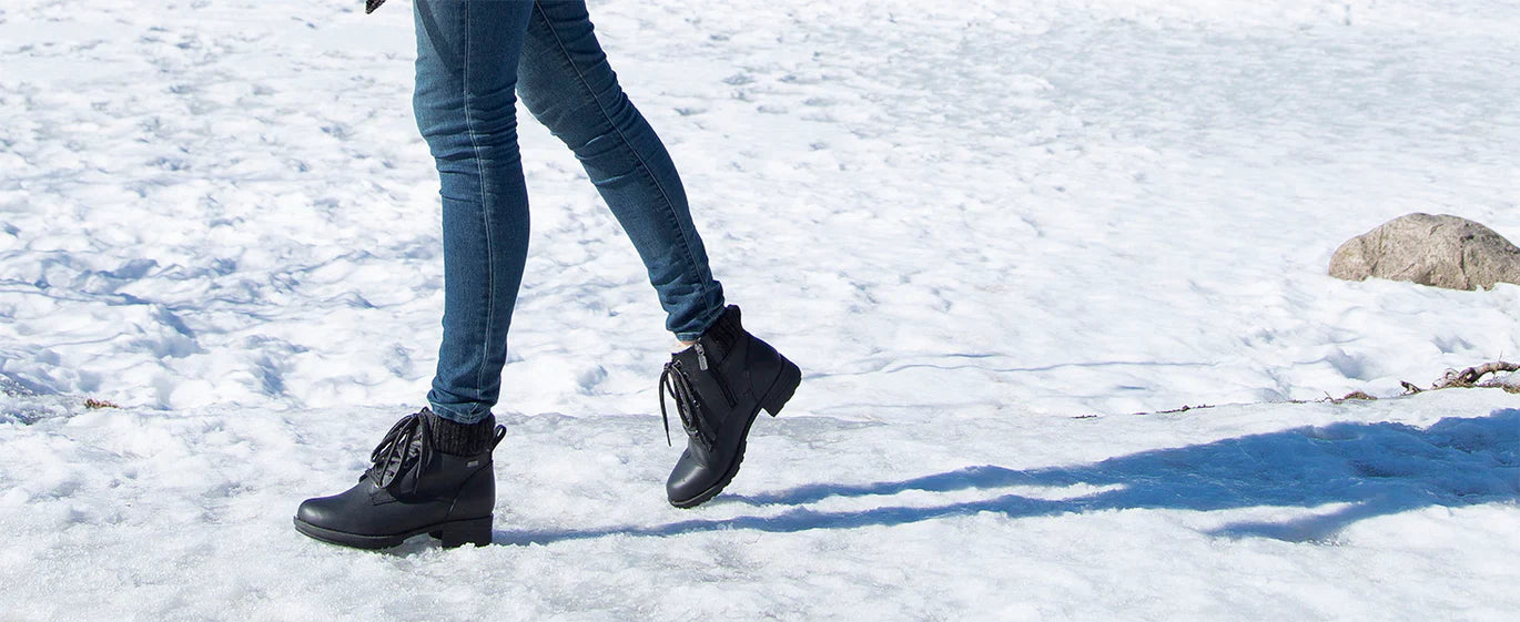 Women's Leather Boots - Comfy Moda Canada