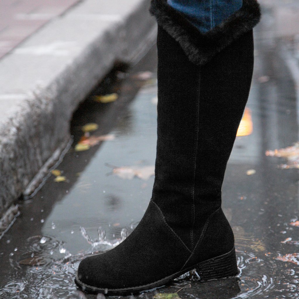 Women's Waterproof Tall Winter Boots Manhattan Comfy Moda Canada